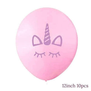 Planet Gates Festive & Party Supplies 15 Unicorn Party Foil Balloons Birthday Unicornio Latex Ballons 1st Birthday Party Kids Decorations Baby Shower Party Supplies