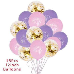 Planet Gates Festive & Party Supplies 15pcs balloons 1 Unicorn Party Tableware Set Unicorn Balloons Napkin Cup Plate Hat Kids Happy Birthday Decoration Baby Shower Supplies