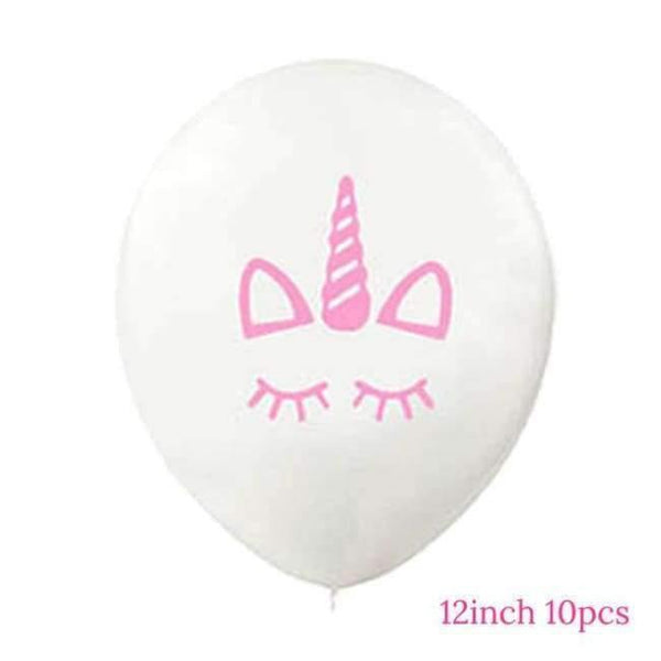 Planet Gates Festive & Party Supplies 16 Unicorn Party Foil Balloons Birthday Unicornio Latex Ballons 1st Birthday Party Kids Decorations Baby Shower Party Supplies