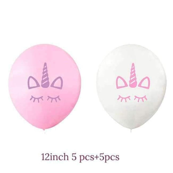 Planet Gates Festive & Party Supplies 17 Unicorn Party Foil Balloons Birthday Unicornio Latex Ballons 1st Birthday Party Kids Decorations Baby Shower Party Supplies