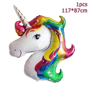 Planet Gates Festive & Party Supplies 1pcs foil balloons 1 Unicorn Party Kits 1st Birthday Unicorn Headband Paper Cups/Plates/Napkin Birthday Decorations Kids Baby Shower Party Supplies