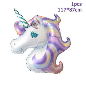 Planet Gates Festive & Party Supplies 1pcs foil balloons 5 Unicorn Party Kits 1st Birthday Unicorn Headband Paper Cups/Plates/Napkin Birthday Decorations Kids Baby Shower Party Supplies