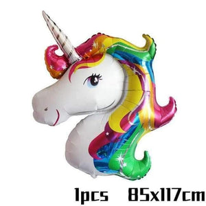 Planet Gates Festive & Party Supplies 1pcs Unicorn Balloon 1 Unicorn Theme Party Sets Kids Birthday Party Supplies Unicornio Party Tableware Banner Set Baby Shower 1st Birthday