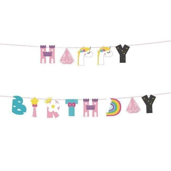 Planet Gates Festive & Party Supplies 1set Banner Pink Unicorn Party Napkin Paper Hat Plate Cup Tablecloth Balloons 1st Birthday Decoration Kid Party Favor Supplies