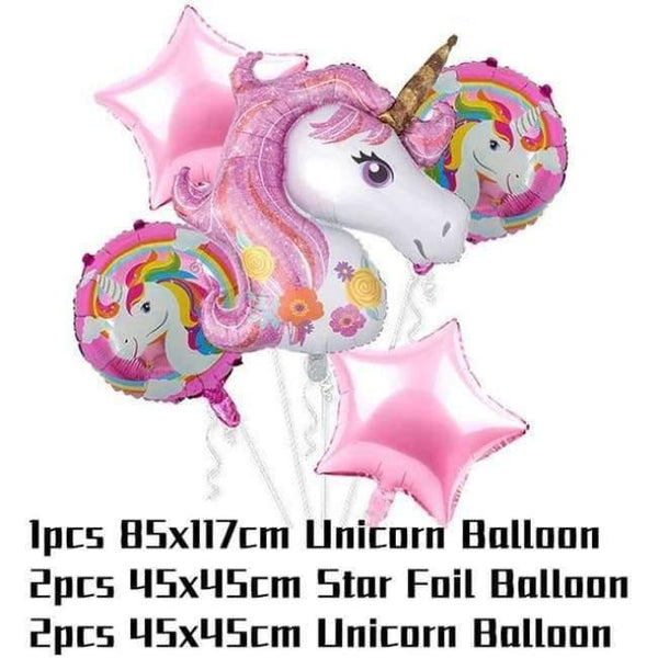 Planet Gates Festive & Party Supplies 1set Unicorn Balloon 2 Unicorn Theme Party Tablecloths Kids Birthday Party Supplies Table Cover Birthday Party Decoration Supplies 100x180cm