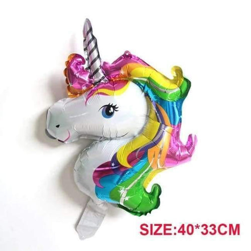 Planet Gates Festive & Party Supplies 2 Unicorn Party Foil Balloons Birthday Unicornio Latex Ballons 1st Birthday Party Kids Decorations Baby Shower Party Supplies