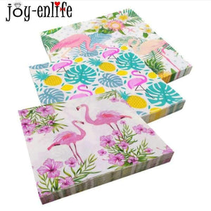 Planet Gates Festive & Party Supplies 20pcs Flamingo Napkin Paper Flamingo Theme Party Decoration Wedding Summer Pool Beach Party Birthday Party Supplies