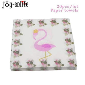 Planet Gates Festive & Party Supplies 20pcs Napkins 20pcs Flamingo Napkin Paper Flamingo Theme Party Decoration Wedding Summer Pool Beach Party Birthday Party Supplies