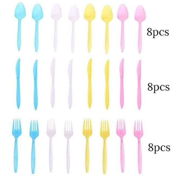 Planet Gates Festive & Party Supplies 24pcs Unicorn Party Kits 1st Birthday Unicorn Headband Paper Cups/Plates/Napkin Birthday Decorations Kids Baby Shower Party Supplies