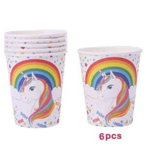 Planet Gates Festive & Party Supplies 25 Birthdays Unicorn Party Photo Booth Props/Banner/Cups/Topper Birthday Party Decoration Kids Baby Shower Eenhoorn Party Supplies