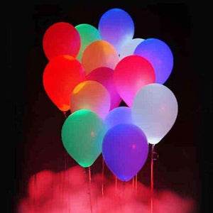 Planet Gates Festive & Party Supplies 25pcs LED Balloon Light Ball Luminous Latex nitrogen Balloons Christmas Halloween Decor Wedding Birthday Party Baloons Supplies