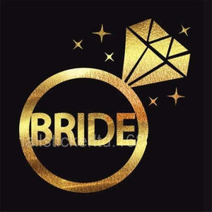 Planet Gates Festive & Party Supplies 3 25Pc Team Bride Temporary Tattoo Bachelorette Hen Party Accessories Bridesmaid Bridal Shower Wedding Decoration Party Supplies,Q