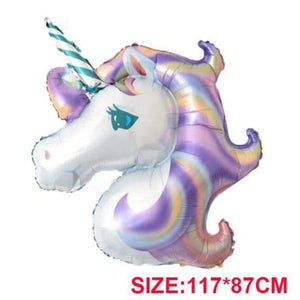 Planet Gates Festive & Party Supplies 3 Unicorn Party Foil Balloons Birthday Unicornio Latex Ballons 1st Birthday Party Kids Decorations Baby Shower Party Supplies