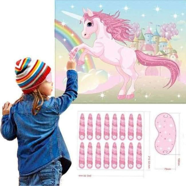 Planet Gates Festive & Party Supplies 32 Birthdays Unicorn Party Photo Booth Props/Banner/Cups/Topper Birthday Party Decoration Kids Baby Shower Eenhoorn Party Supplies