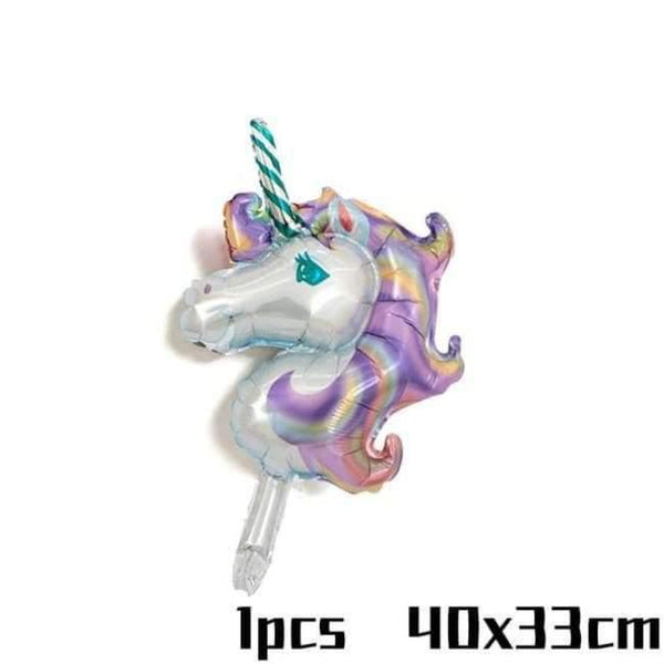 Planet Gates Festive & Party Supplies 33x40cm 2 Birthday Banner Unicornio Party Decoration Foil Balloons Kids Birthday Party Decoration Baby Shower Party Supplies