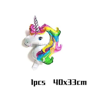 Planet Gates Festive & Party Supplies 33x40cm Birthday Banner Unicornio Party Decoration Foil Balloons Kids Birthday Party Decoration Baby Shower Party Supplies