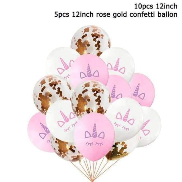 Planet Gates Festive & Party Supplies 37 Birthdays Unicorn Party Photo Booth Props/Banner/Cups/Topper Birthday Party Decoration Kids Baby Shower Eenhoorn Party Supplies