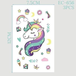 Planet Gates Festive & Party Supplies 3pcs Unicorn Sticker Pink Unicorn Party Napkin Paper Hat Plate Cup Tablecloth Balloons 1st Birthday Decoration Kid Party Favor Supplies