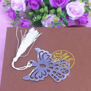 Planet Gates Festive & Party Supplies 60PCS Party Favor  Angel Silver Metal Bookmark Boxed For Baptism Baby Bridal Shower Christening Wedding Favours Bomboniere