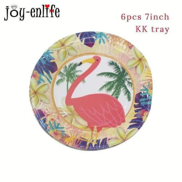 Planet Gates Festive & Party Supplies 6pcs 7inch kk plate 20pcs Flamingo Napkin Paper Flamingo Theme Party Decoration Wedding Summer Pool Beach Party Birthday Party Supplies