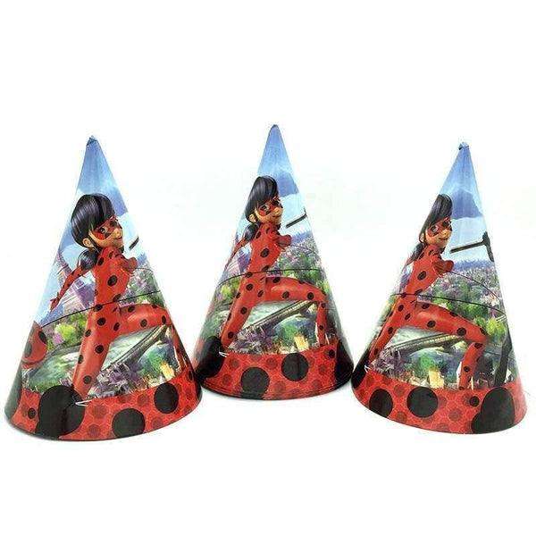 Planet Gates Festive & Party Supplies 80pcs\lot party table decoration cardboard cups cartoon animals Miraculous Ladybug party baby supplies festive party supplies