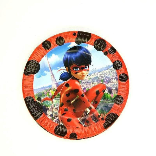 Planet Gates Festive & Party Supplies 80pcs\lot party table decoration cardboard cups cartoon animals Miraculous Ladybug party baby supplies festive party supplies