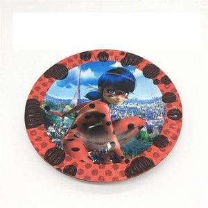 Planet Gates Festive & Party Supplies 80pcs\lot party table decoration cardboard cups cartoon animals Miraculous Ladybug party baby supplies festive party supplies