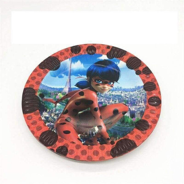 Planet Gates Festive & Party Supplies 80pcs\lot party table decoration cardboard cups cartoon animals Miraculous Ladybug party baby supplies festive party supplies