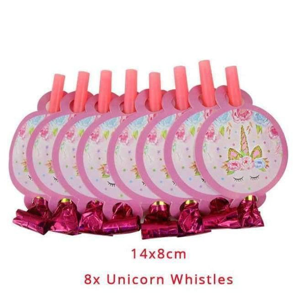 Planet Gates Festive & Party Supplies 8pcs Blowing Dragon Pink Unicorn Party Napkin Paper Hat Plate Cup Tablecloth Balloons 1st Birthday Decoration Kid Party Favor Supplies