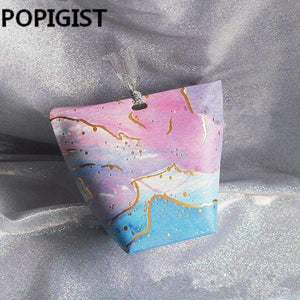 Planet Gates Festive & Party Supplies B / 6x6x10cm Creative baby shower Blue Starry Sky / Galaxy Wedding Favors Candy Boxes Romantic Bridal Shower Paper Box Party Gifts Box 30pcs