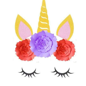 Planet Gates Festive & Party Supplies backdrop set 1 Pink Unicorn Birthday Party Disposable Tableware Kits Baby Shower First Birthday Supplies Unicornio Party Bunting Garland