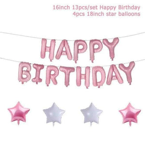 Planet Gates Festive & Party Supplies Balloons Set 30cm Paper Flowers with Disposable Tableware For Birthday Party Decorations Kids Unicorn Party Baby Shower Supplies