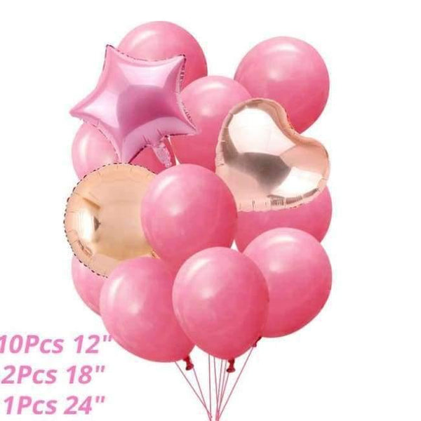 Planet Gates Festive & Party Supplies balloons set Pink Unicorn Birthday Party Disposable Tableware Kits Baby Shower First Birthday Supplies Unicornio Party Bunting Garland