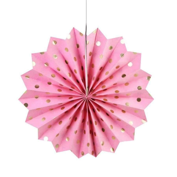 Planet Gates Festive & Party Supplies Black Pink Theme Wedding Birthday Party Decoration Paper Fans pompoms Paper Lantern Banner Decor For Festive Party Supplies 20pcs