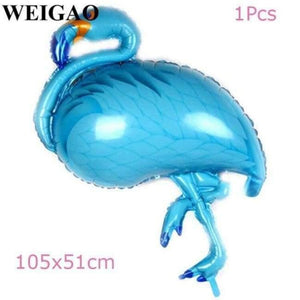 Planet Gates Festive & Party Supplies Blue Summer Flamingo Hawaii Party Decoration Kids Happy Birthday Party Foil Balloons Tableware Cup Bachelorette Party Supplies