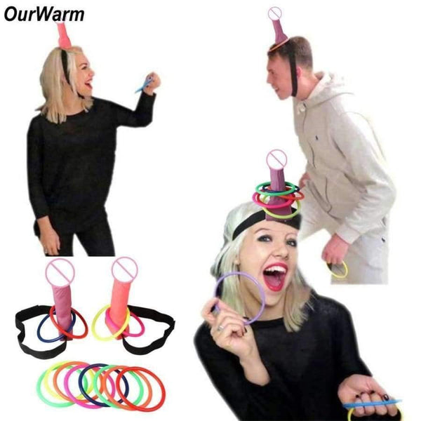 Planet Gates Festive & Party Supplies Bride to Be Bachelorette Party Games Decorations Dick Heads Funny Adult Game Ring Toss Hen Night Party Set Supplies