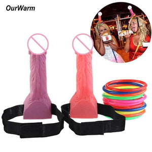 Planet Gates Festive & Party Supplies Bride to Be Bachelorette Party Games Decorations Dick Heads Funny Adult Game Ring Toss Hen Night Party Set Supplies