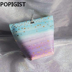 Planet Gates Festive & Party Supplies C / 6x6x10cm Creative baby shower Blue Starry Sky / Galaxy Wedding Favors Candy Boxes Romantic Bridal Shower Paper Box Party Gifts Box 30pcs