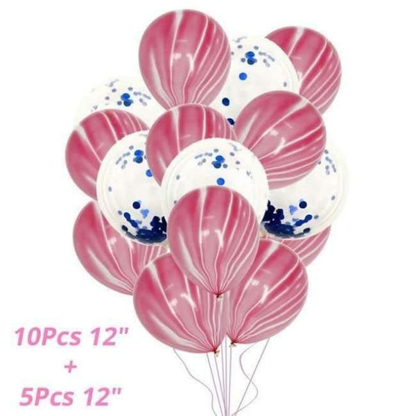 Planet Gates Festive & Party Supplies confetti balloons Pink Unicorn Birthday Party Disposable Tableware Kits Baby Shower First Birthday Supplies Unicornio Party Bunting Garland