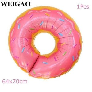 Planet Gates Festive & Party Supplies Donut 1 Summer Flamingo Hawaii Party Decoration Kids Happy Birthday Party Foil Balloons Tableware Cup Bachelorette Party Supplies