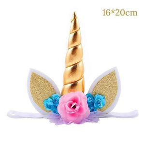 Planet Gates Festive & Party Supplies gold headband Unicorn Party Kits 1st Birthday Unicorn Headband Paper Cups/Plates/Napkin Birthday Decorations Kids Baby Shower Party Supplies