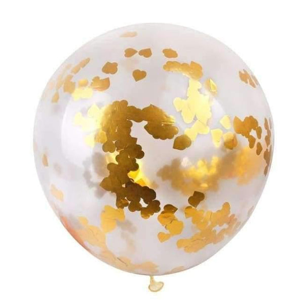 Planet Gates Festive & Party Supplies gold heart 36inch 5pcs 36inch Large Confetti Balloon Multicolor Latex Balloons Birthday Party Romantic Wedding Decoration Party Supplies