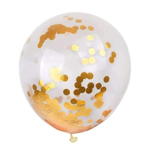 Planet Gates Festive & Party Supplies gold round 36inch 5pcs 36inch Large Confetti Balloon Multicolor Latex Balloons Birthday Party Romantic Wedding Decoration Party Supplies