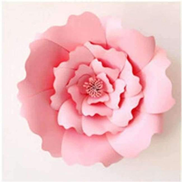 Planet Gates Festive & Party Supplies light pink 30cm 30cm Paper Flowers with Disposable Tableware For Birthday Party Decorations Kids Unicorn Party Baby Shower Supplies