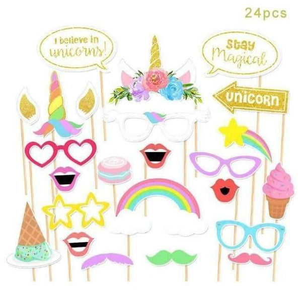 Planet Gates Festive & Party Supplies Photo Props 2 30cm Paper Flowers with Disposable Tableware For Birthday Party Decorations Kids Unicorn Party Baby Shower Supplies