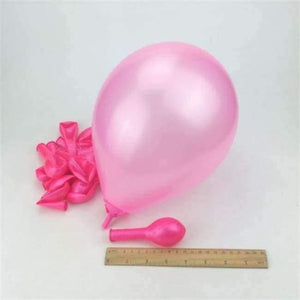 Black Balloon 100Pcs/lot 1.5G 10 Inch Wedding Decorations Pearl Latex Balloons Inflatable Air Balls Kids Birthday Party Supplies - Pink -