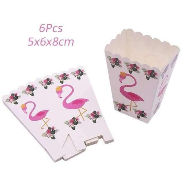 Planet Gates Festive & Party Supplies Popcorn Box Summer Flamingo Hawaii Party Decoration Kids Happy Birthday Party Foil Balloons Tableware Cup Bachelorette Party Supplies