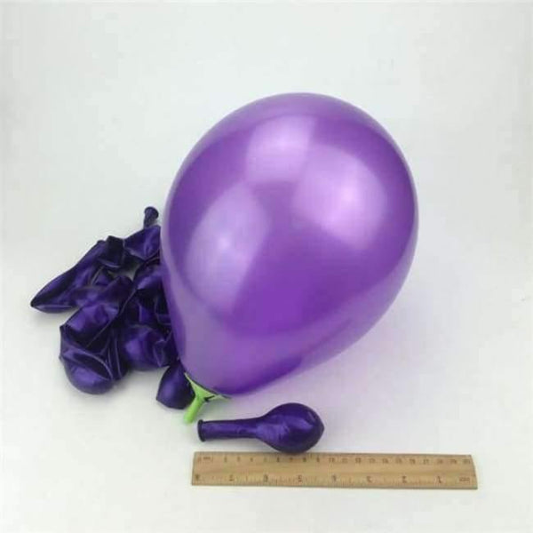 Planet Gates Festive & Party Supplies Purple Black Balloon 100pcs/lot 1.5g 10 Inch Wedding Decorations Pearl Latex Balloons Inflatable Air Balls Kids Birthday Party Supplies
