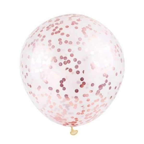 Planet Gates Festive & Party Supplies rose gold circular 2 5pcs 36inch Large Confetti Balloon Multicolor Latex Balloons Birthday Party Romantic Wedding Decoration Party Supplies