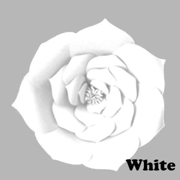 Planet Gates Festive & Party Supplies white 30cm 30cm Paper Flowers with Disposable Tableware For Birthday Party Decorations Kids Unicorn Party Baby Shower Supplies